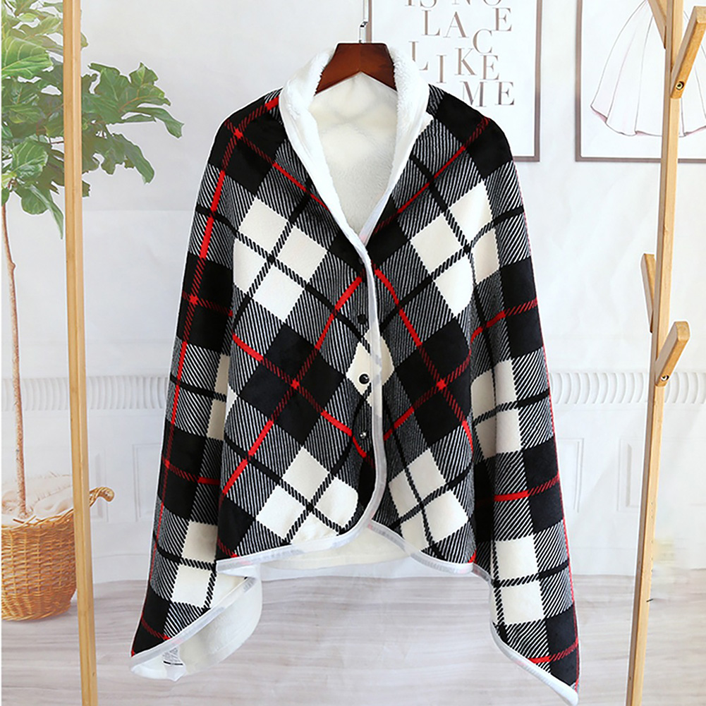 Cashmere Throw Blanket - 5V draagbare verwarming elektrische deken sjaal