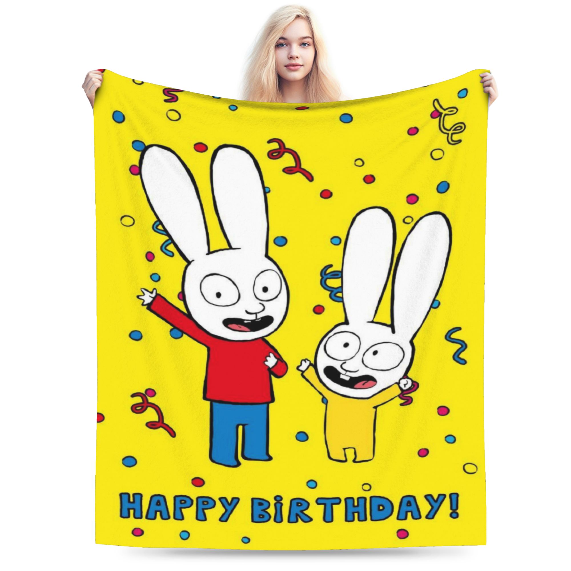 Cashmere Throw Blanket - S-Simon Super Rabbit Superzachte Dekbed voor