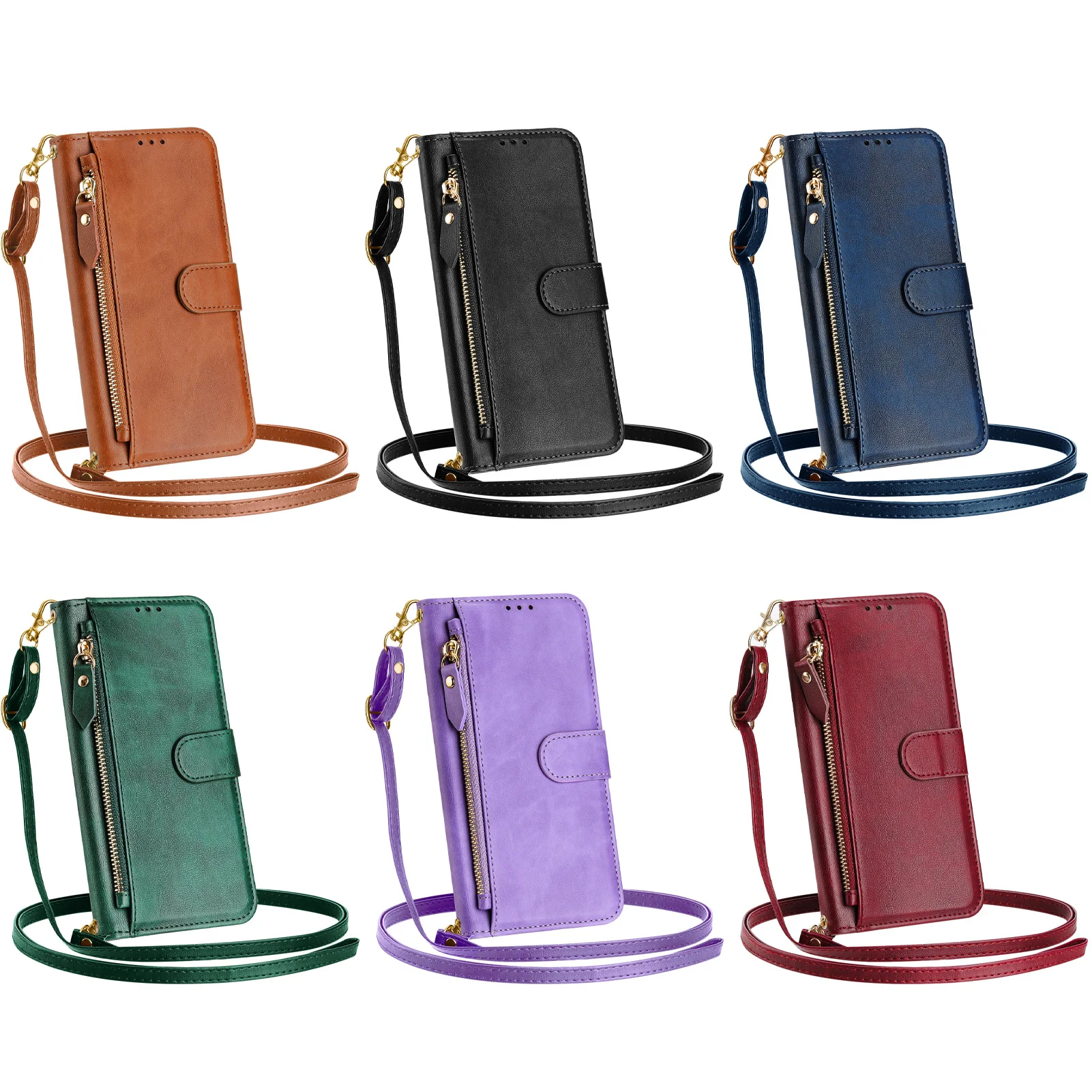 Crossbody portemonnee met rits - Leather Card Wallet recensie en prijs