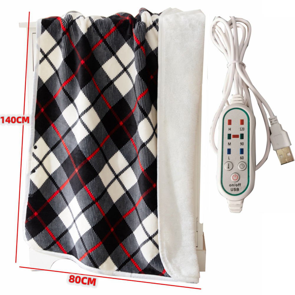 5V draagbare verwarming elektr - Cashmere Throw Blanket recensie en prijs