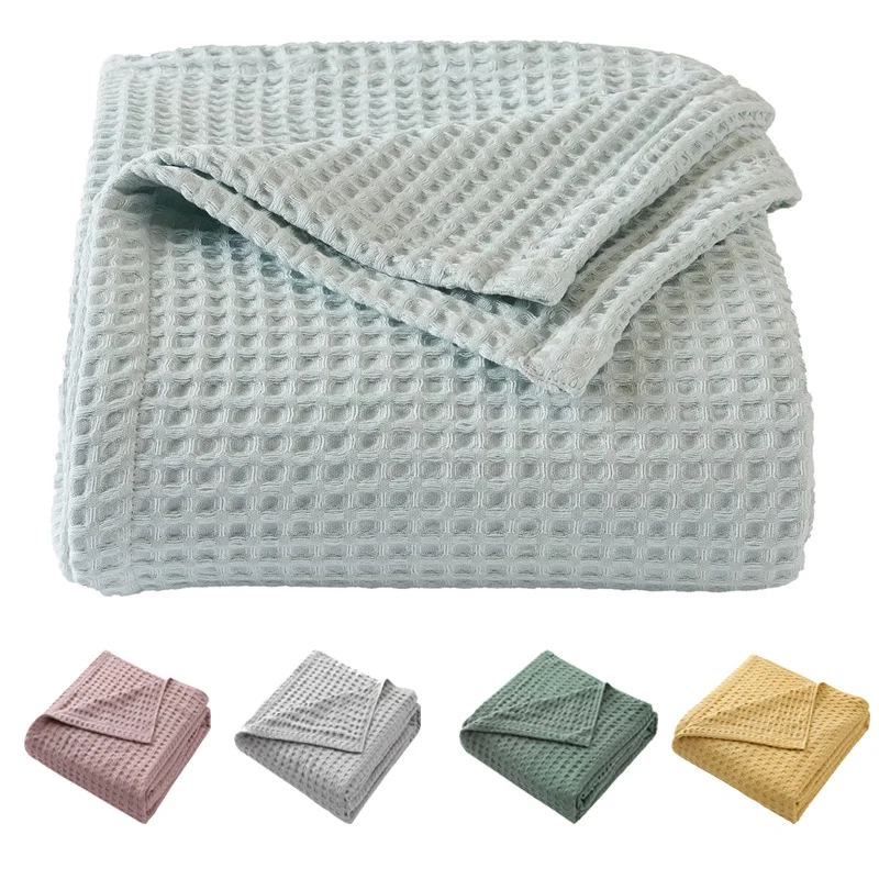 Premium puur katoen, wafelgewe - Cashmere Throw Blanket recensie en prijs