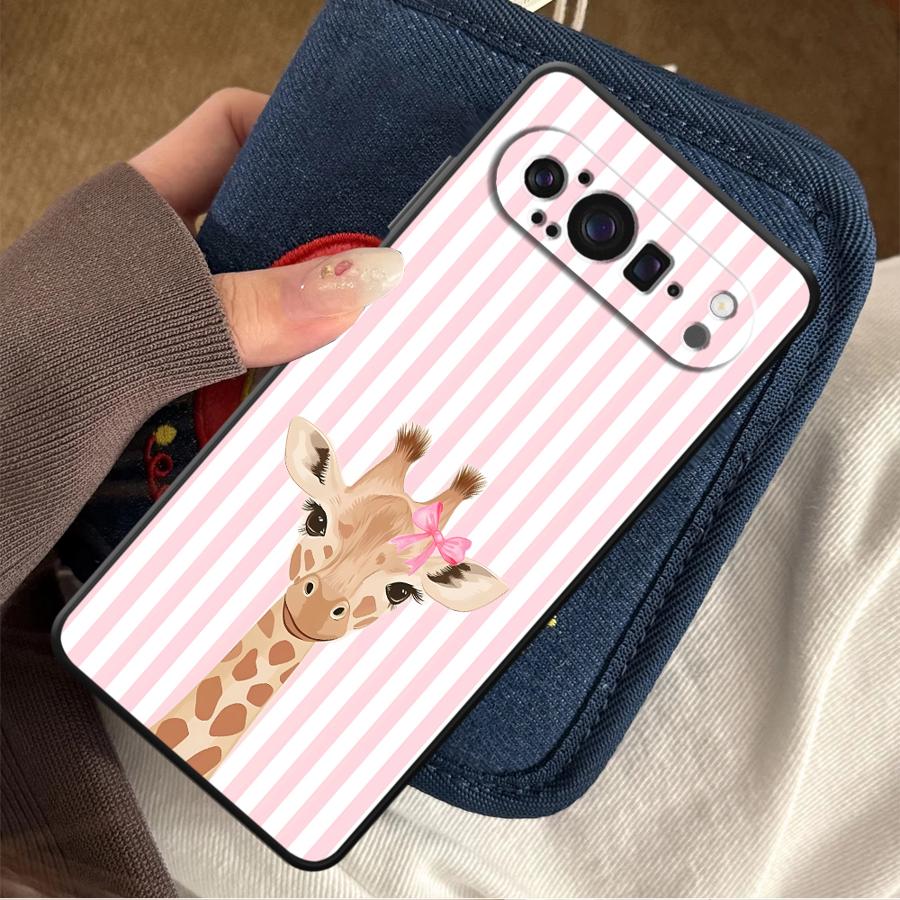 Cartoon Giraffe Funda Telefoon - Google Pixel 8A recensie en prijs