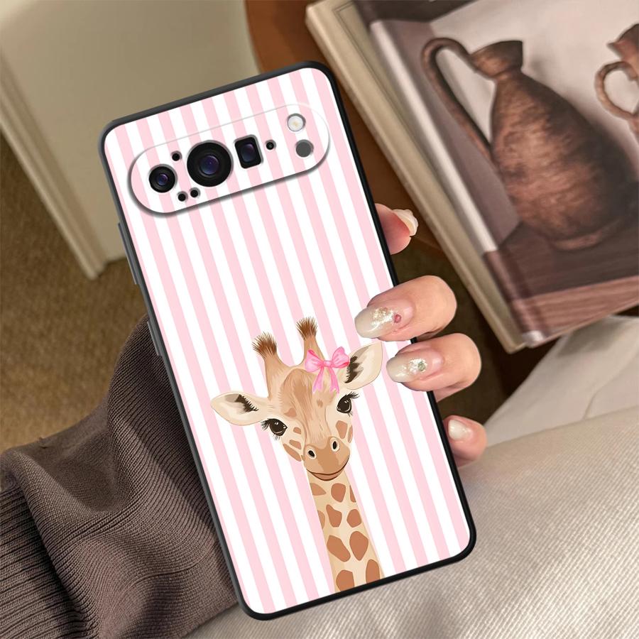 Cartoon Giraffe Funda Telefoon - Google Pixel 8A recensie en prijs