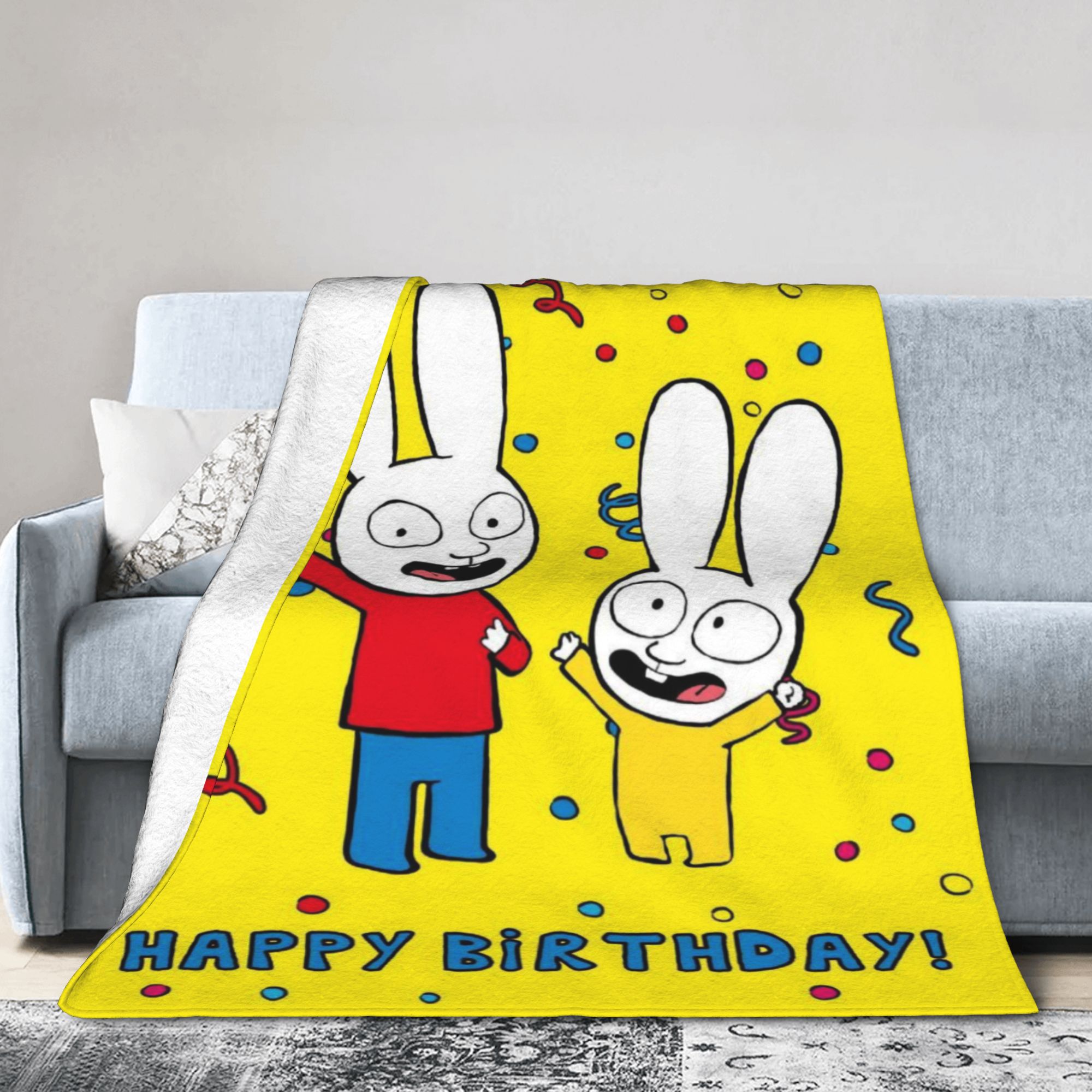 S-Simon Super Rabbit Superzach - Cashmere Throw Blanket recensie en prijs