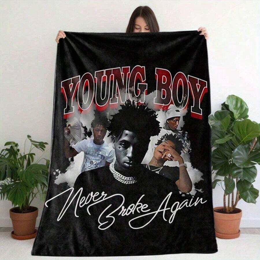 Aangepaste Young Boy Never Bro - Cashmere Throw Blanket recensie en prijs