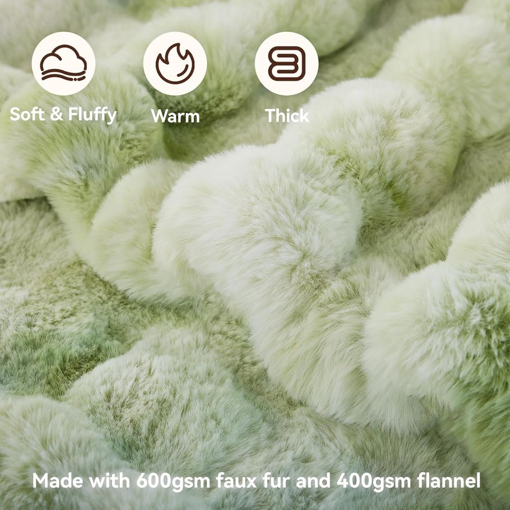 Faux Fur Throw Deken, 1000GSM  - Cashmere Throw Blanket recensie en prijs