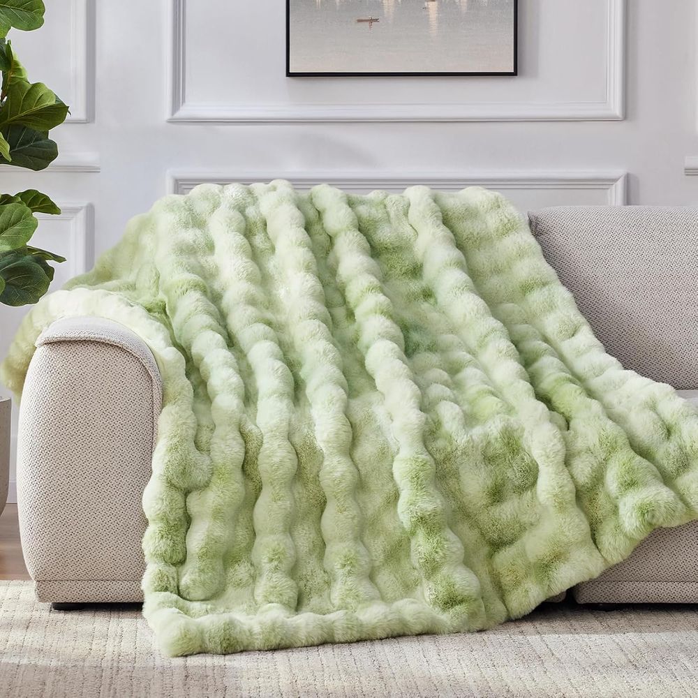 Faux Fur Throw Deken, 1000GSM  - Cashmere Throw Blanket recensie en prijs