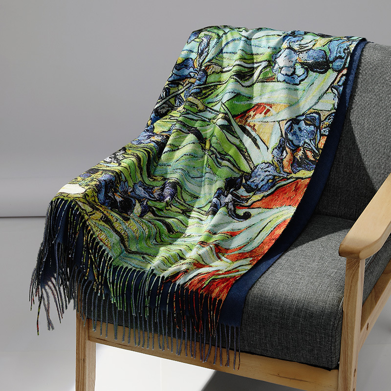 Luxe Merk Olieverfschilderij K - Cashmere Throw Blanket recensie en prijs