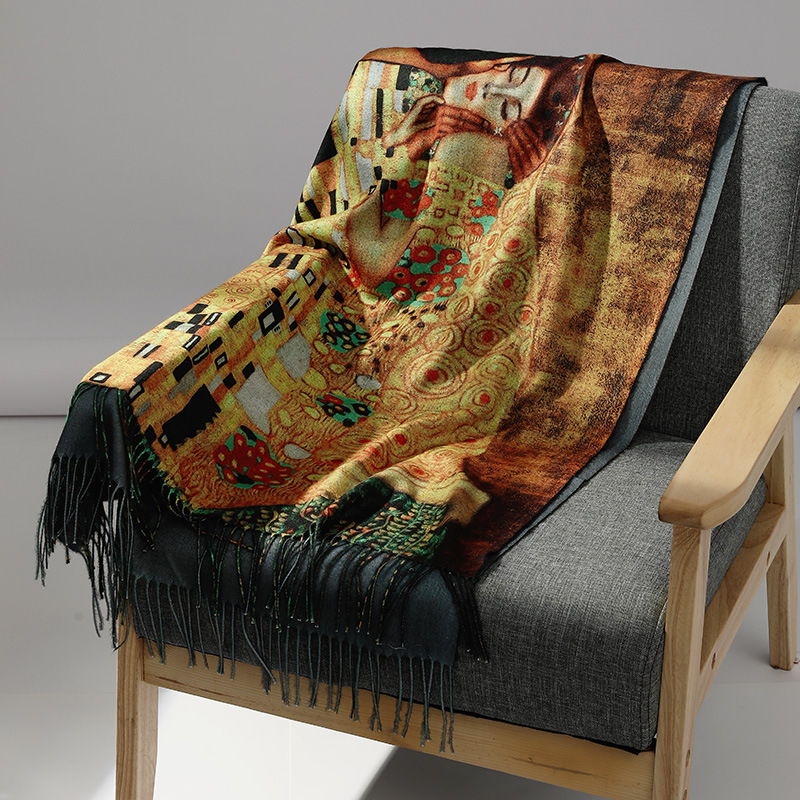 Luxe Merk Olieverfschilderij K - Cashmere Throw Blanket recensie en prijs